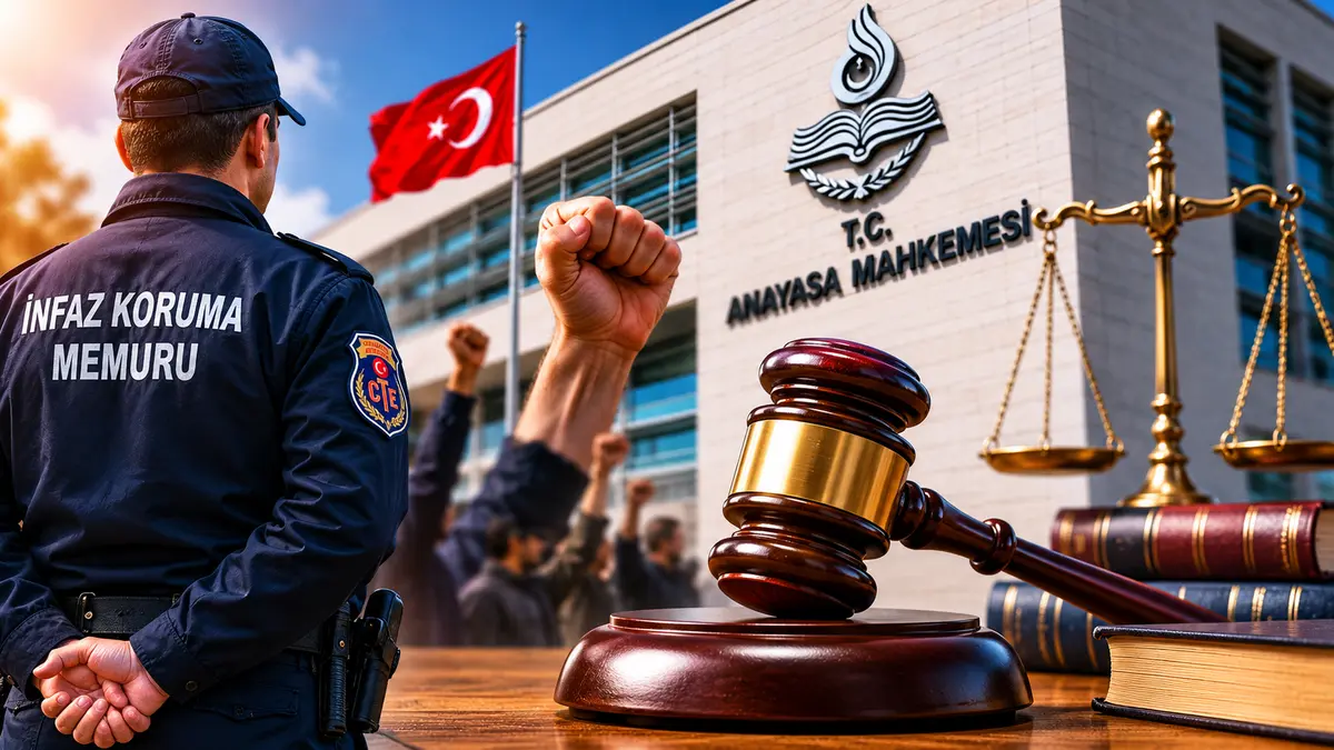 İnfaz Koruma Memurlarının Sendika Hakkı Dosyası AYM'de Görüşüldü: Karar Bekleniyor