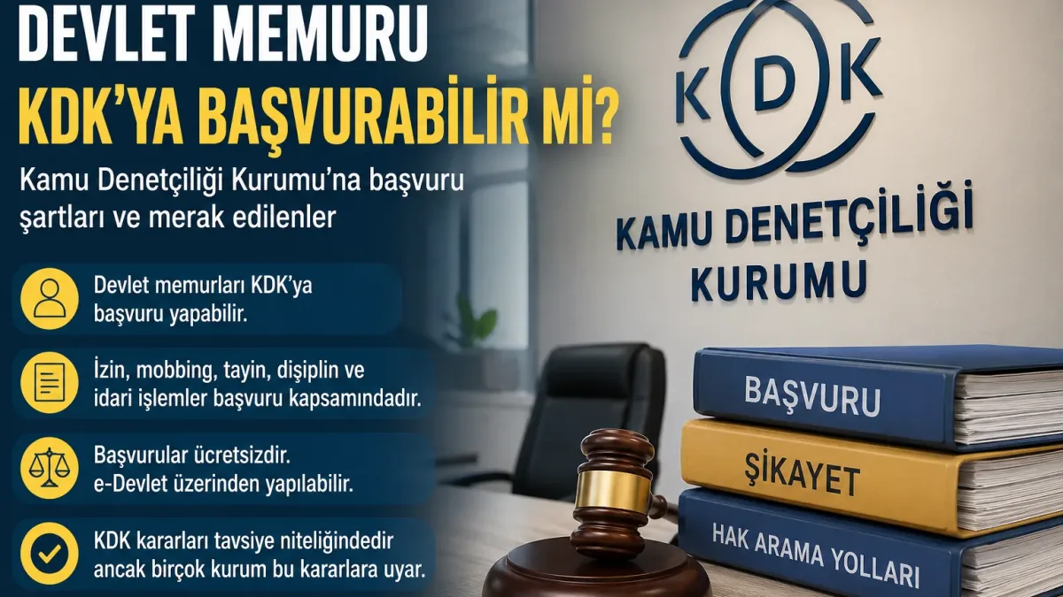 Devlet Memurları Kamu Denetçiliği Kurumu’na Başvurabilir mi? İşte Merak Edilenler