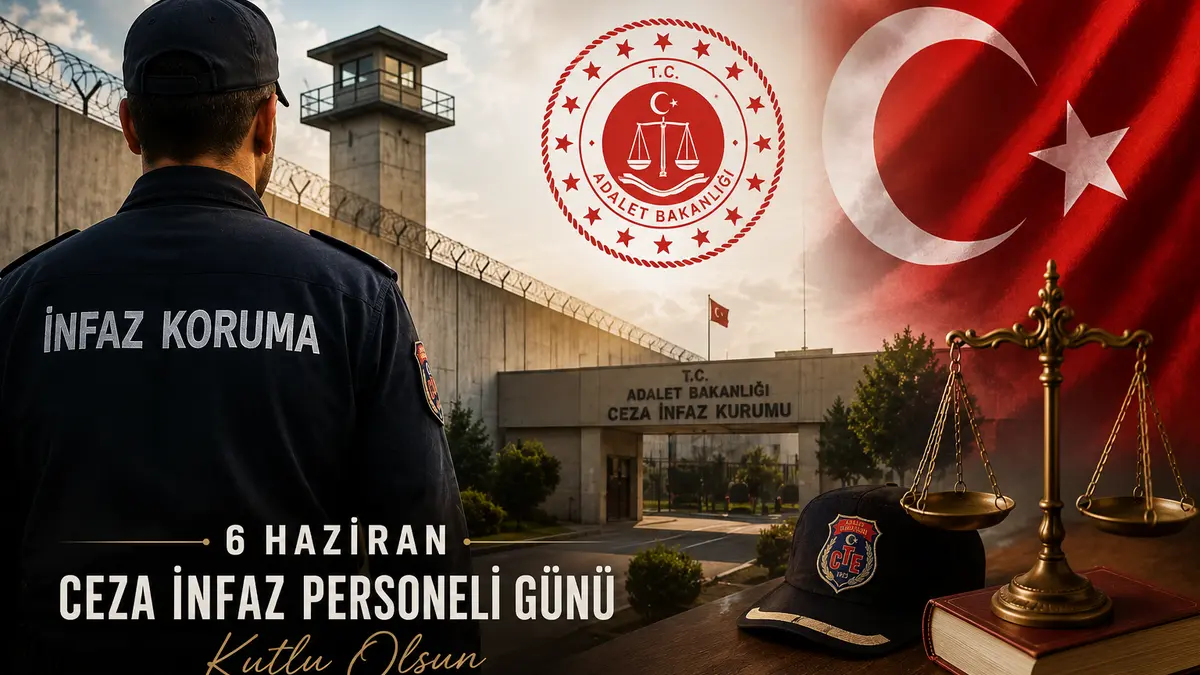 Bakan Akın Gürlek'ten 6 Haziran Ceza İnfaz Personeli Günü Mesajı