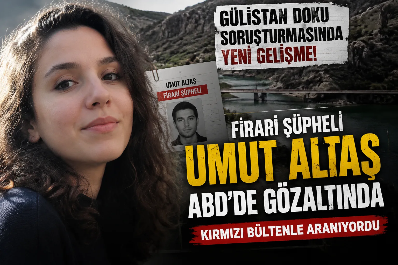 Gülistan Doku Soruşturmasında Yeni Gelişme: Firari Şüpheli Umut Altaş ABD’de Gözaltına Alındı