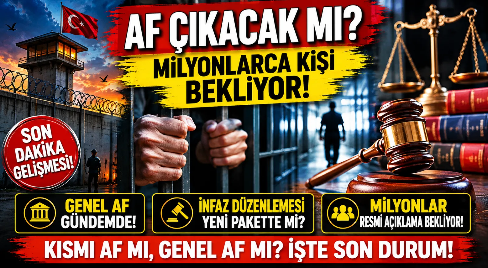Af Çıkacak mı? Genel Af ve İnfaz Düzenlemesi Tartışmaları Yeniden Gündemde