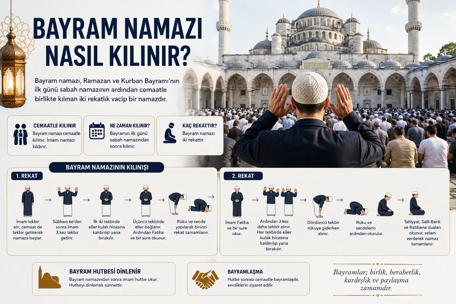 2026 Kurban Bayramı Namaz Saatleri Açıklandı: İl İl Bayram Namazı Vakitleri