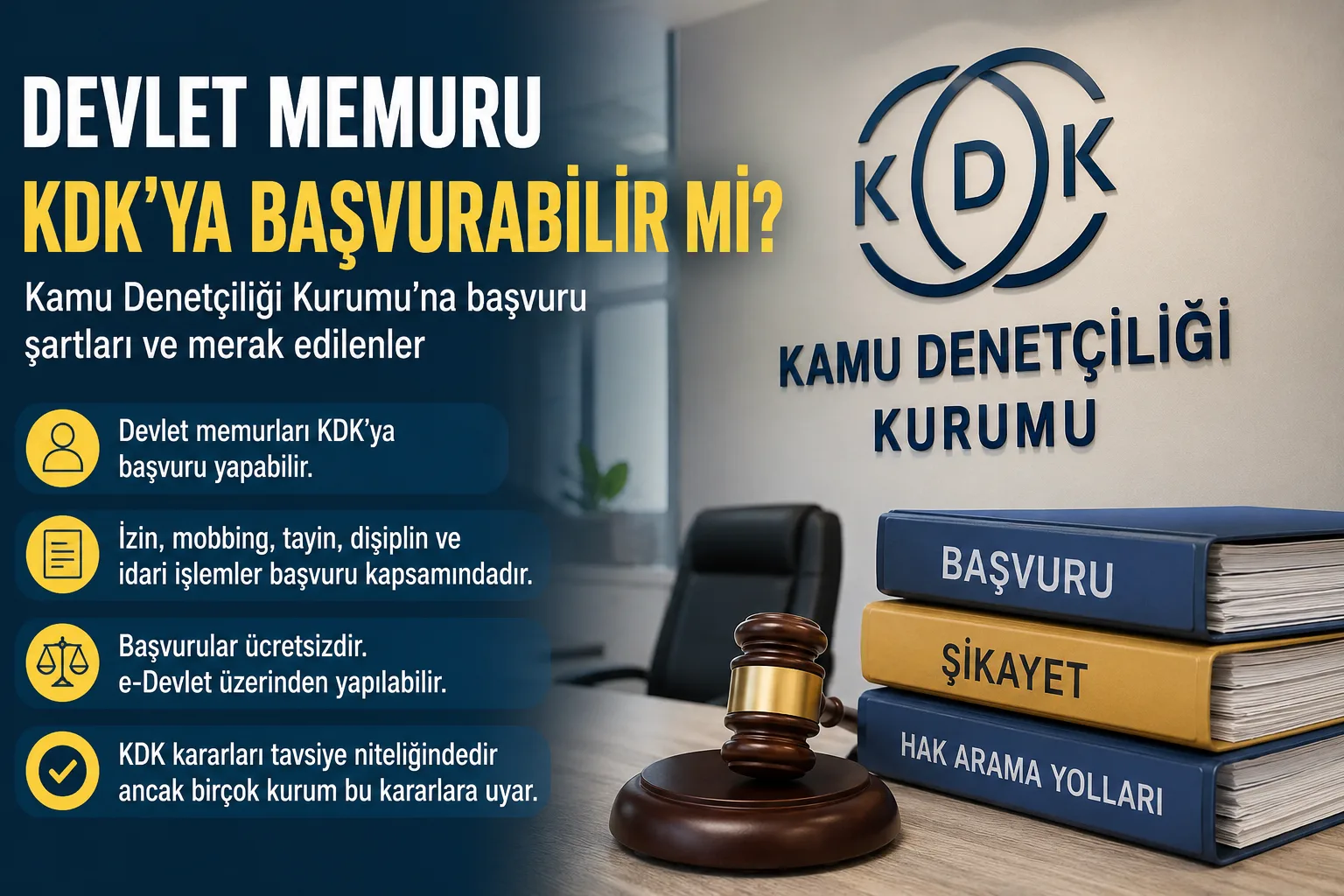 Devlet Memurları Kamu Denetçiliği Kurumu’na Başvurabilir mi? İşte Merak Edilenler