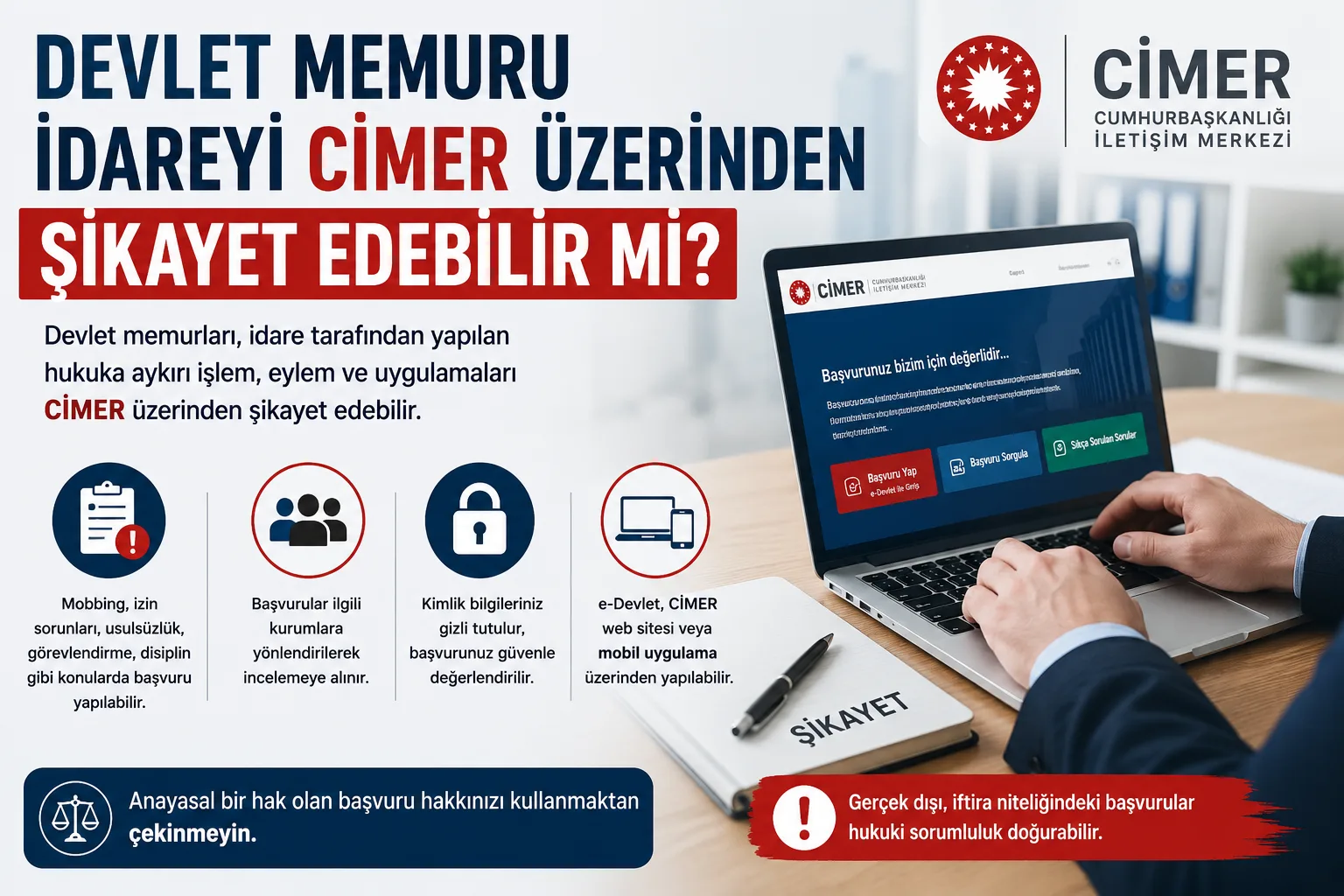 Devlet Memuru İdareyi CİMER Üzerinden Şikayet Edebilir mi? İşte Merak Edilenler
