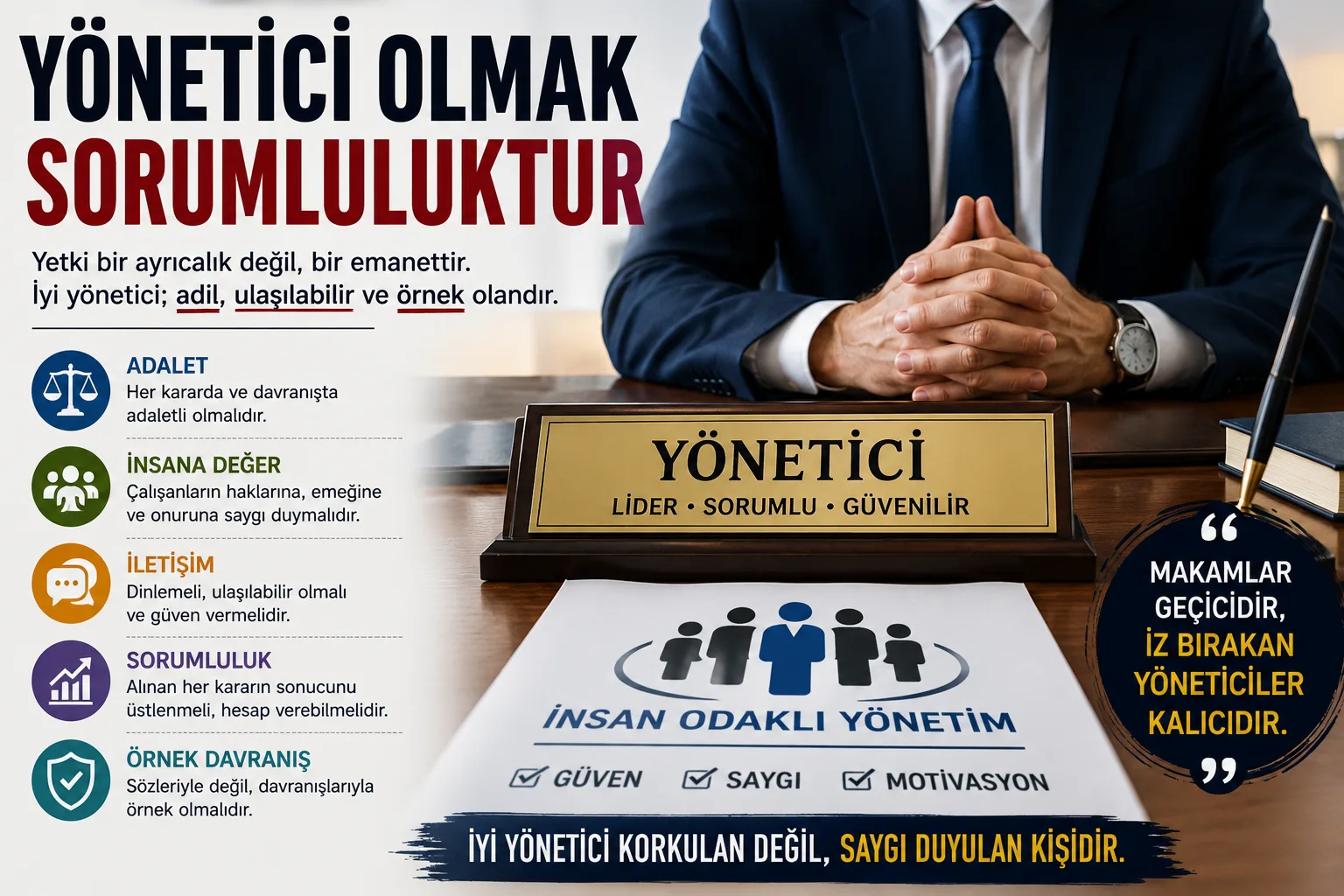 Yönetici Olmanın Sorumlulukları