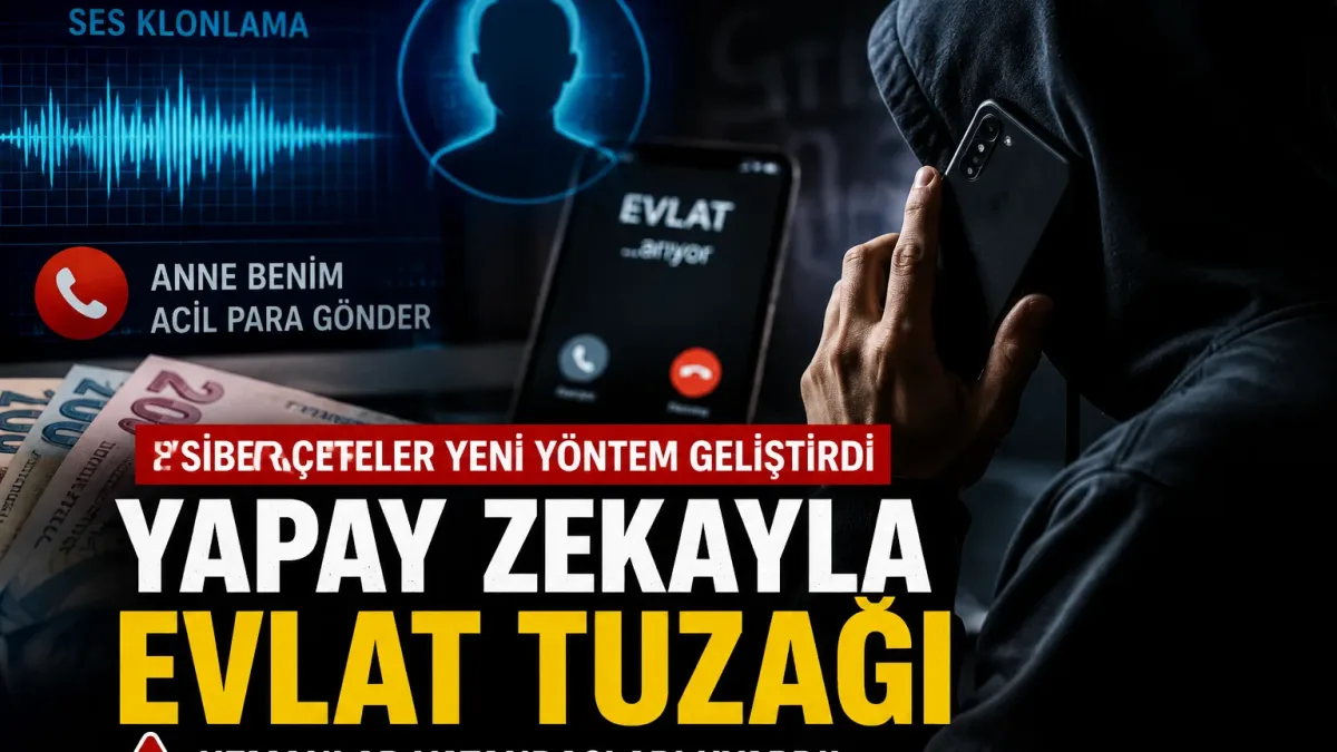 Siber Çetelerden Yeni Yöntem: Yapay Zekayla “Evlat” Tuzağı